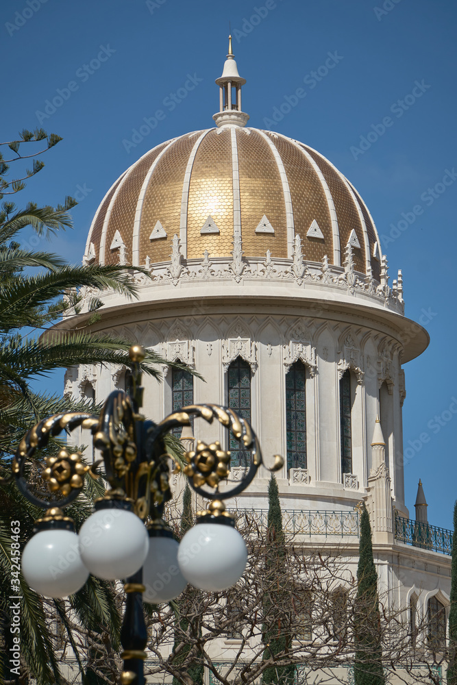 Naklejka premium Shrine of the Báb in Haifa (Israel)