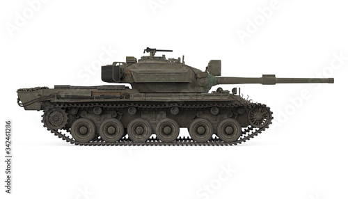 Military Tank Isolated