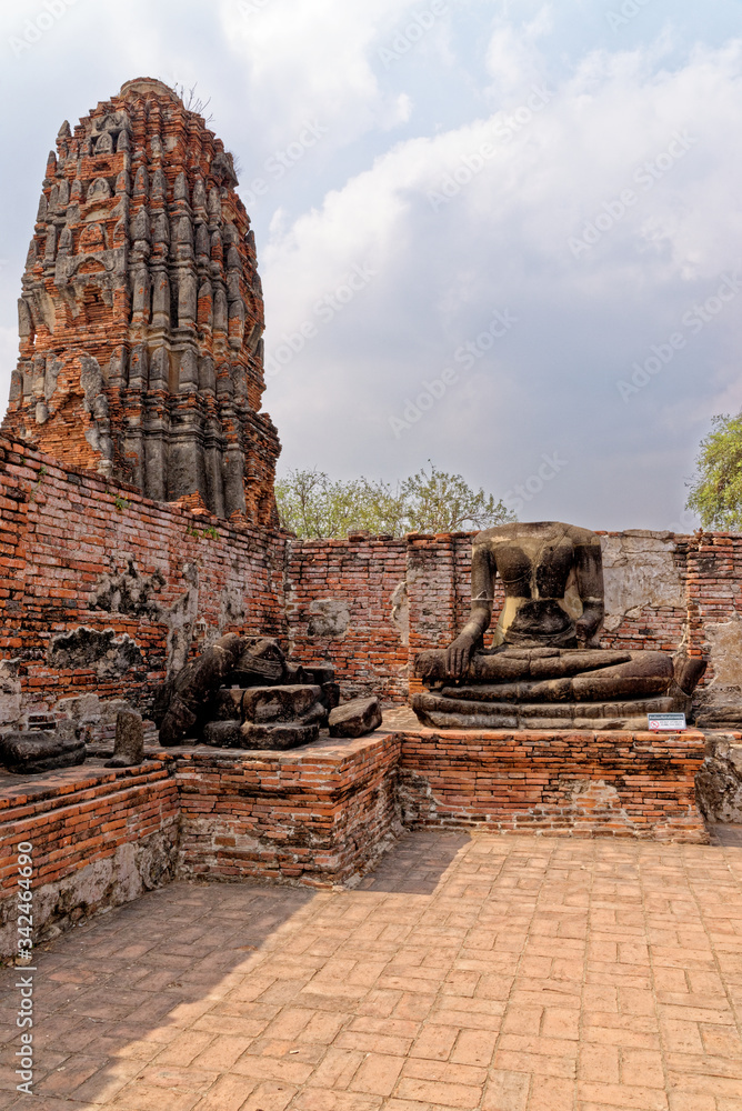 Buddhist temple of Wat Mahathat, Sukhothai - Thailand