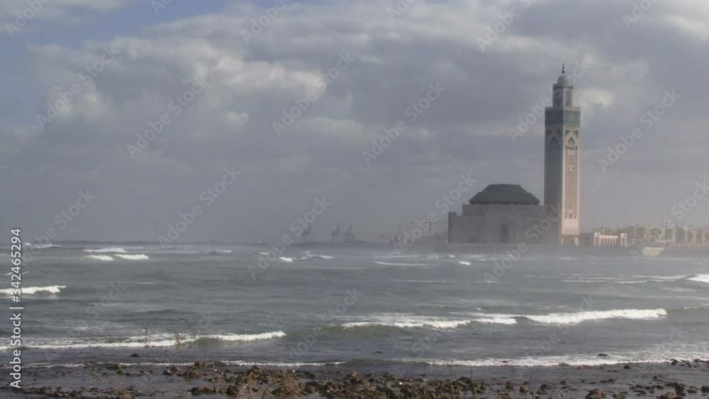 Hassan 2 mosque in casablanca Morocco North Africa Hassan 2 mosque in casablanca Morocco North Africa