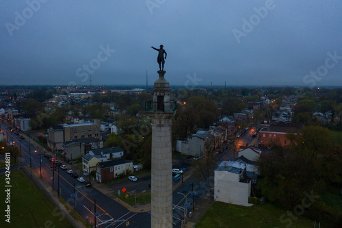 Aerial Drone of Trenton New Jersey 
