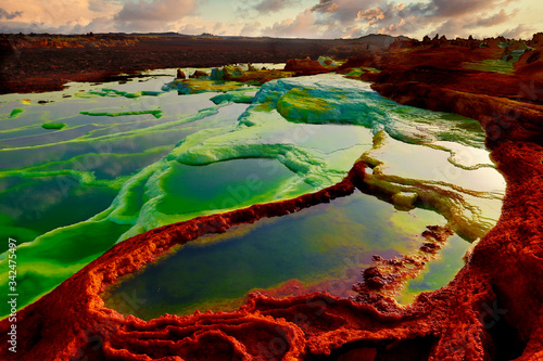 Danakil Depression Sulphur photo