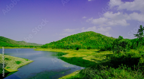 Khairabera lake in Purulia, India