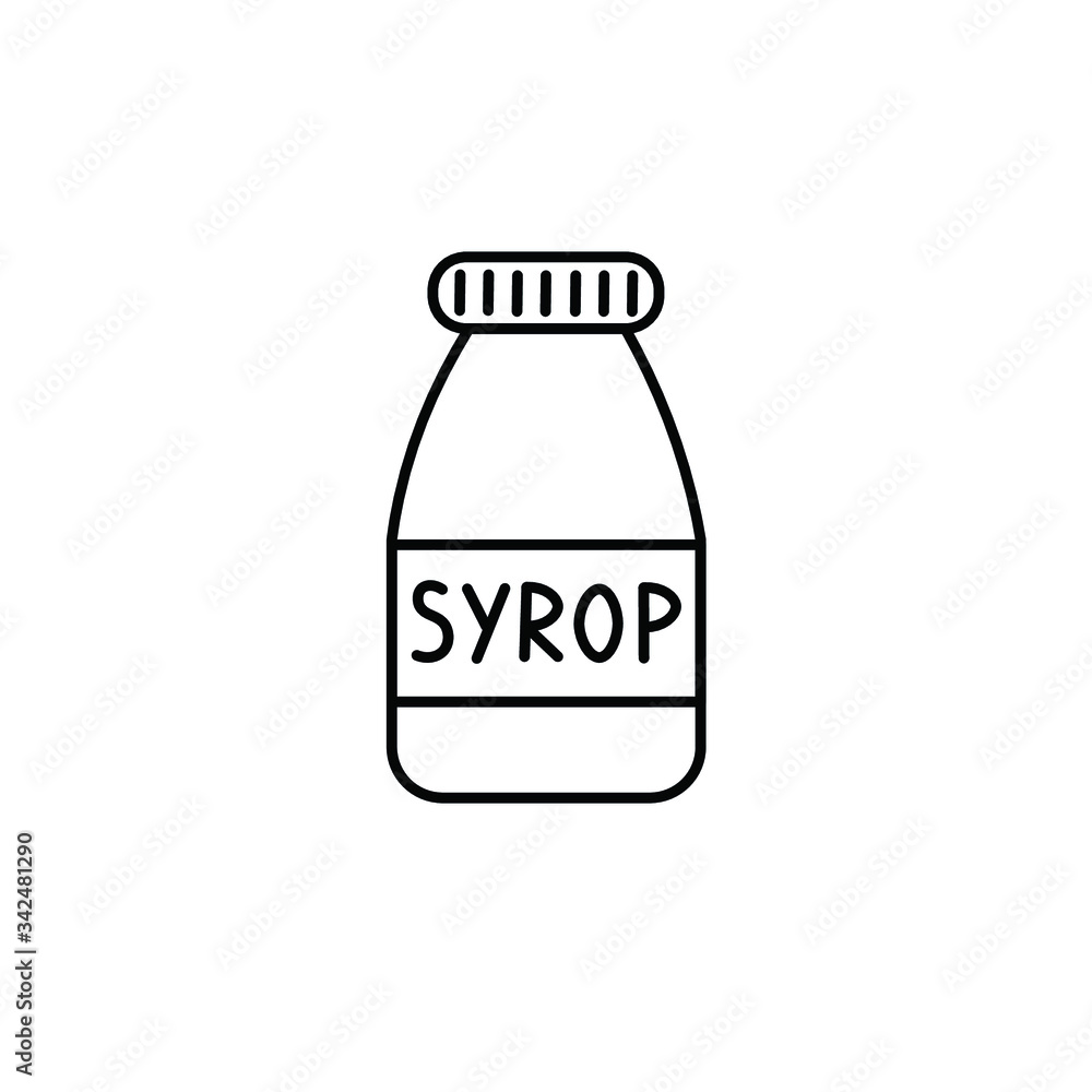 cough syrup. jar with the inscription
cough syrup. jar with the inscription