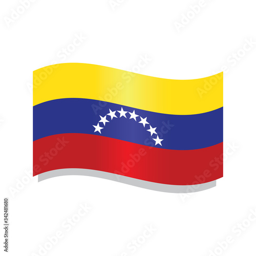 Waving flag of Vecnezuela