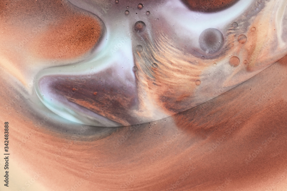 Fototapeta premium Color macro abstraction. Abstraction for graphic design, prints, posters. 