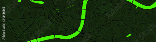 Monochrome vector fragment map of the city of London United Kingdom.
Vector illustration abstraction background.