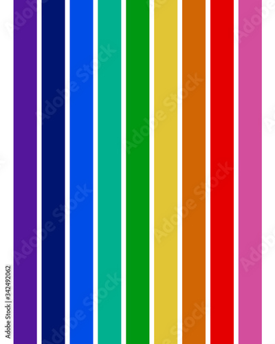 rainbow colored vertical striped pattern