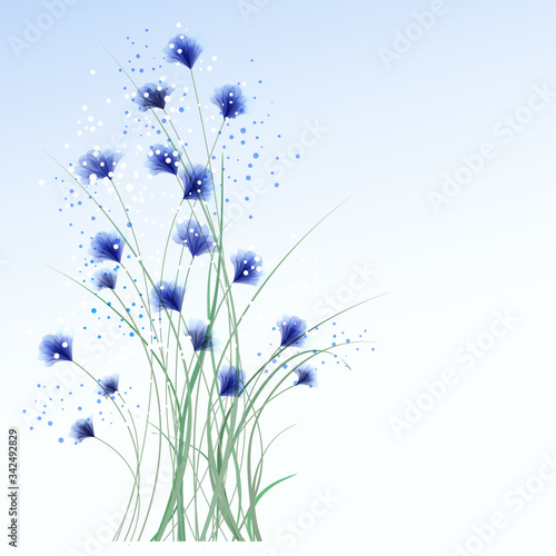 vector background with Flowers 930