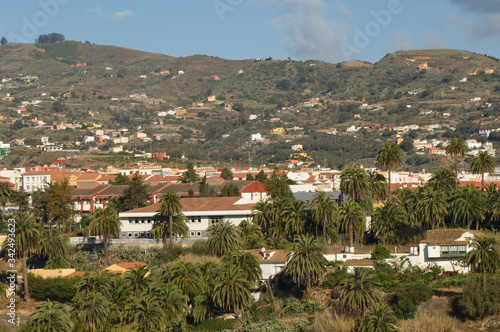 Town of Santa Brigida in Gran Canaria. Canary Islands. Spain.