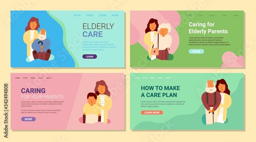 Banner elderly care  caring for elderly parents