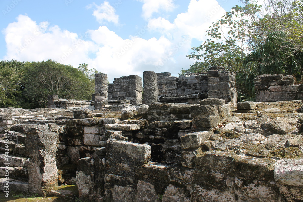 Cozumel, Ruinen, Mayas, Incas, Yucatan, Quintana Roo, Mexiko 
