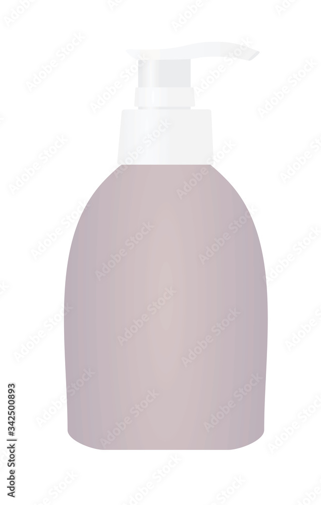 Hand soap bottle. vector illustration Hand soap bottle. vector illustration