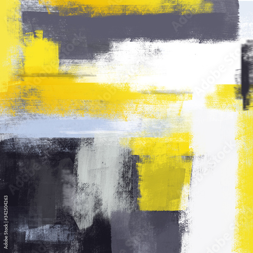 Modern art. Colorful contemporary artwork. Color strokes of paint. Brush Strokes on abstract background. Brush painting.