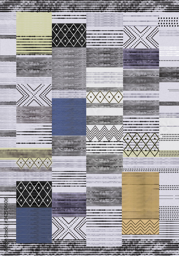 Modern style. Geometric pattern. The background. Texture.