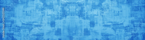 Abstract bright blue concrete stone paper texture background banner, trend color 2020
