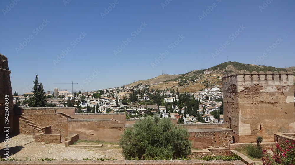 Granada is the famous ancient city in Andalusia, Spain Granada is the famous ancient city in Andalusia, Spain