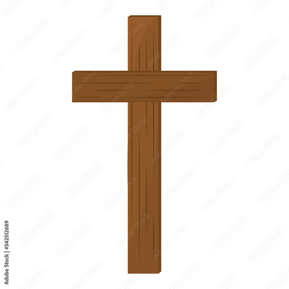 Isolated cross icon