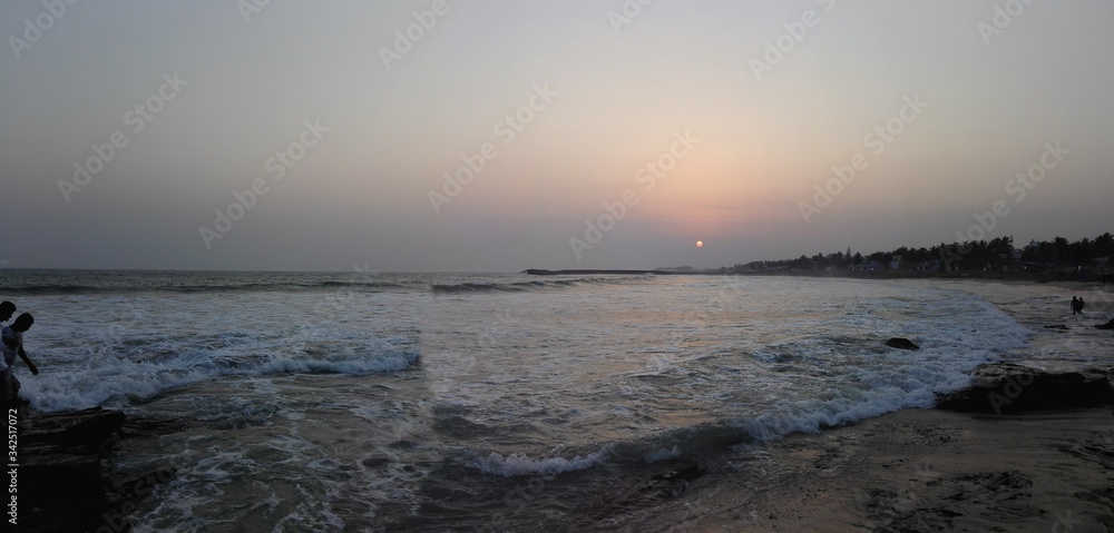 sunset at the beach sunset at the beach