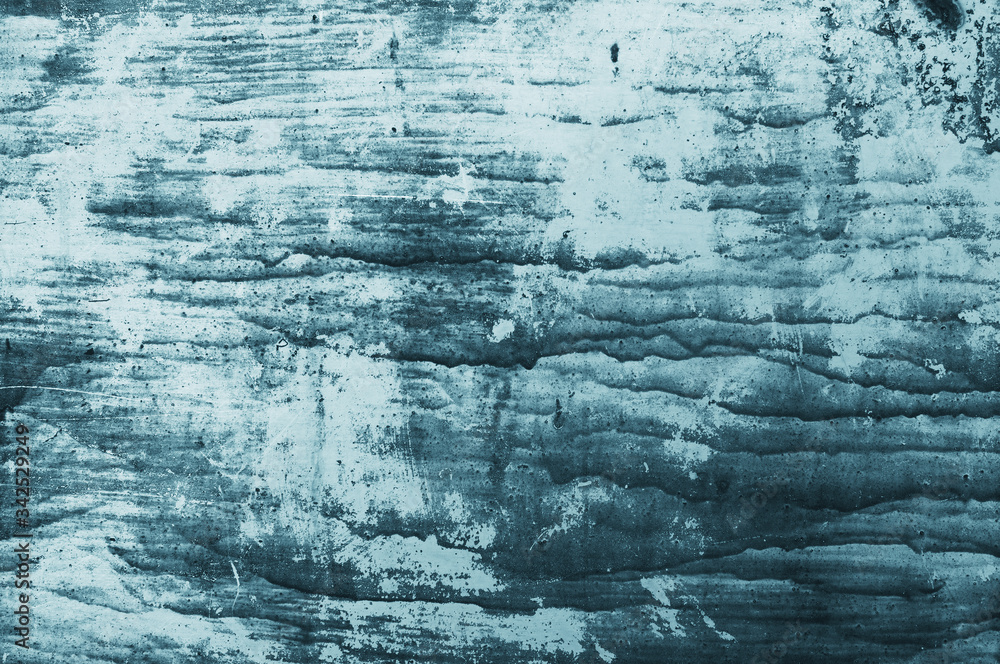 Naklejka premium Blue abstract background with flowing paint