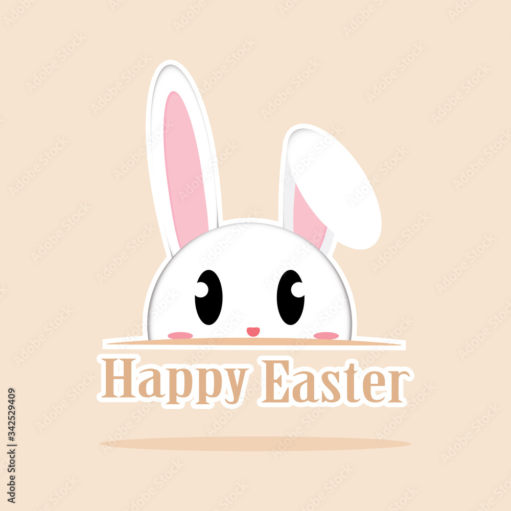 Obraz premium Happy easter card
