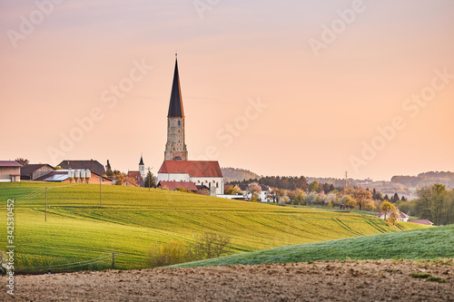 Kirche, Wallfahrtskirche, St. Ägidius, Schildthurn, Schmiding, Zeilarn, Rottal-Inn, Niederbayern, Bayern, Deutschland