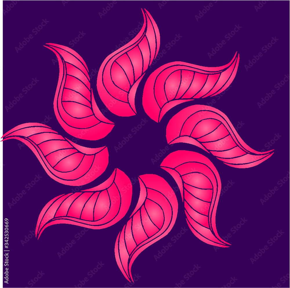 hibiscus flower print and embroidery graphic design vector art hibiscus flower print and embroidery graphic design vector art