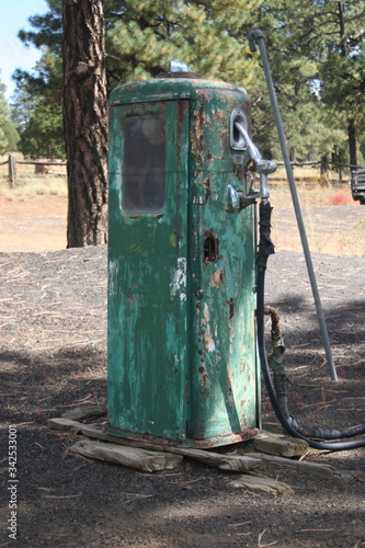 vintage gas pump