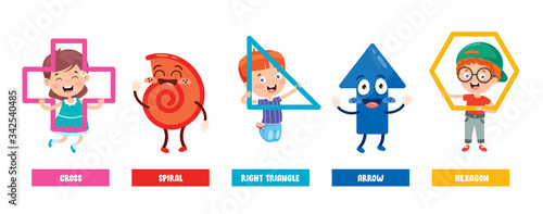 Set Of Basic Geometric Shapes