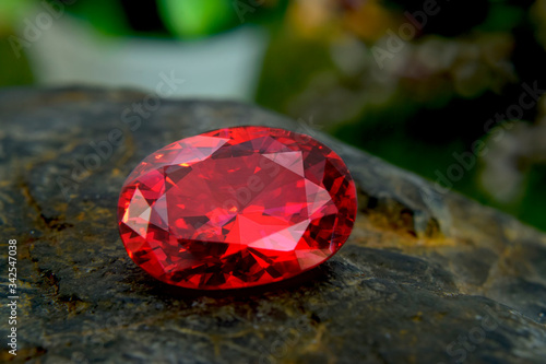 ruby Is red gem Beautiful by nature For making expensive jewelry	