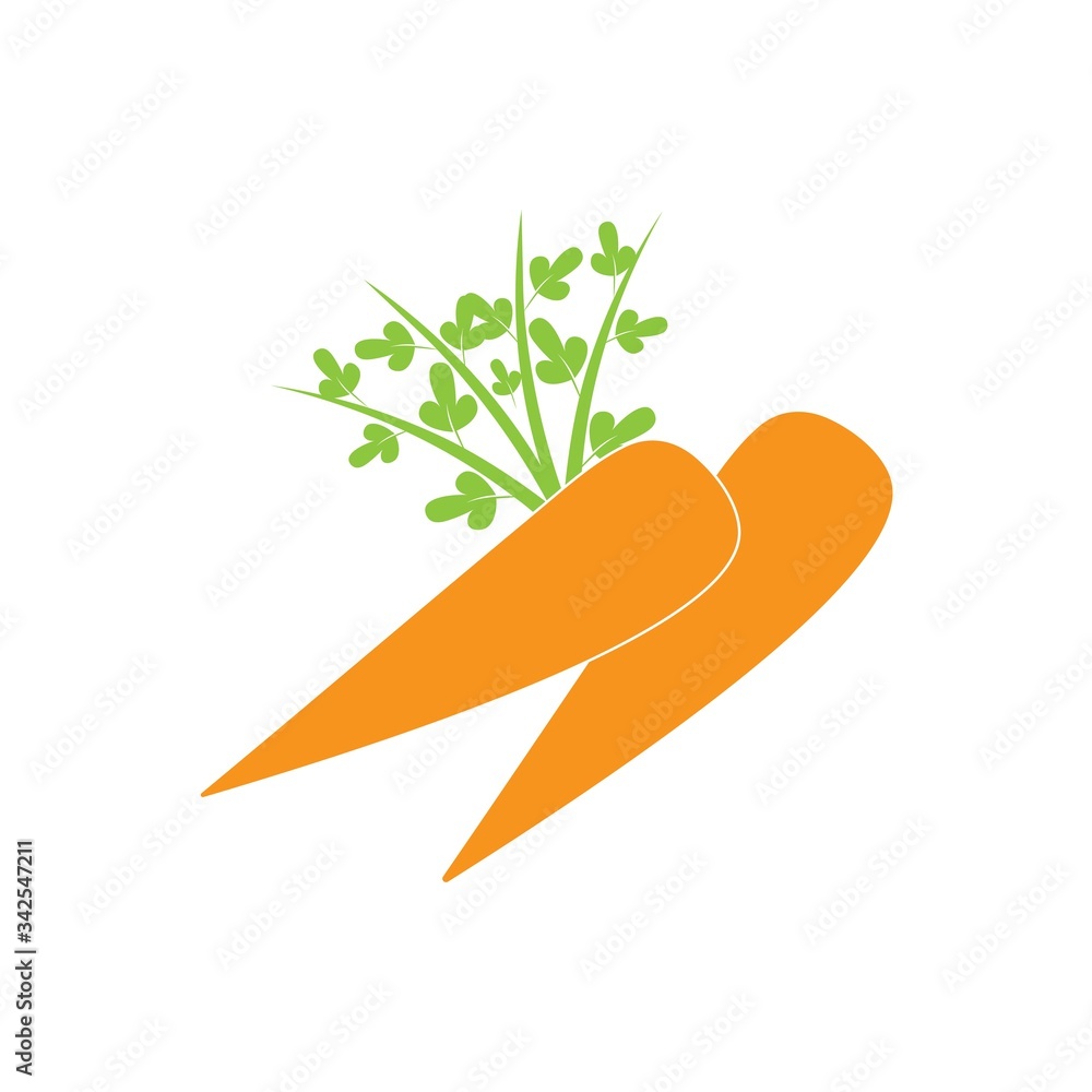 carrot illustration logo vector carrot illustration logo vector