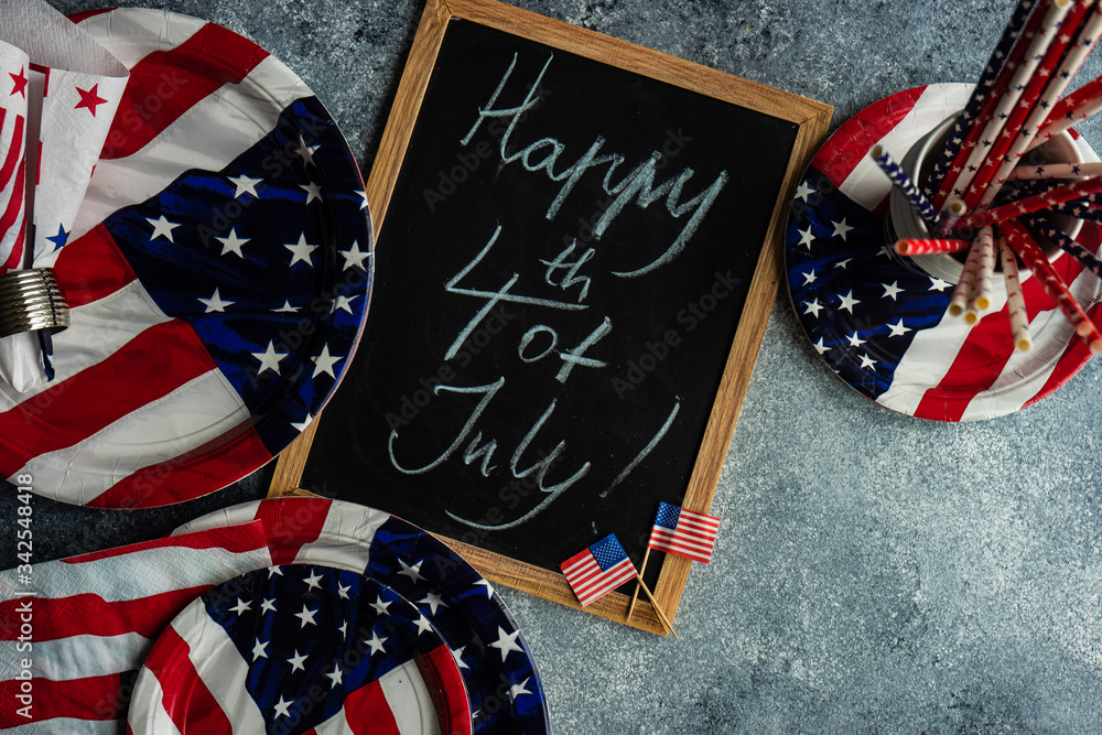 Fototapeta premium 4th of July food concept