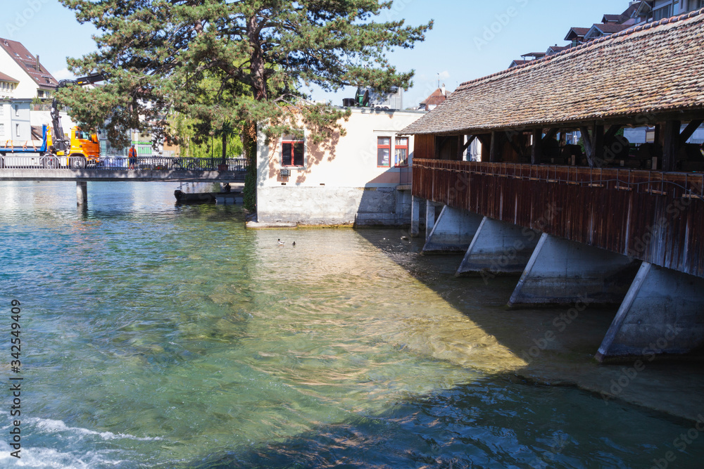 Fototapeta premium Swiss environment at summer.