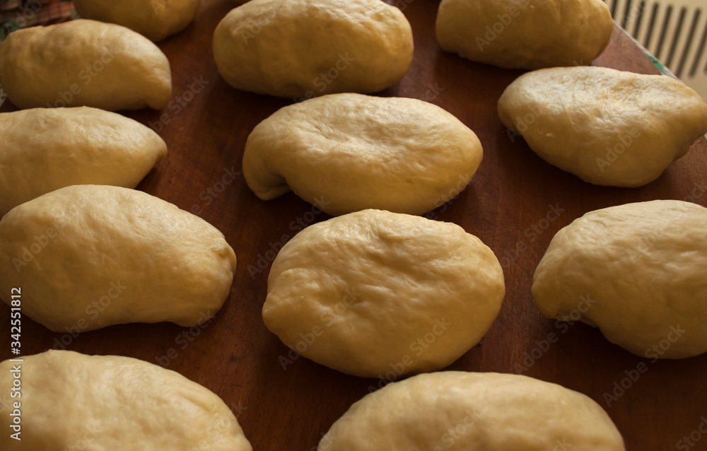 pastry dough, yeast dough for pies, pastry dough, yeast dough for pies,
