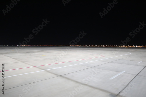 empty airport lights