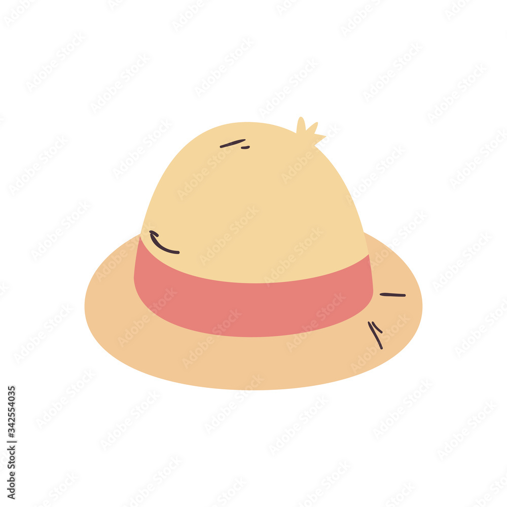 Isolated hat flat style icon vector design Isolated hat flat style icon vector design