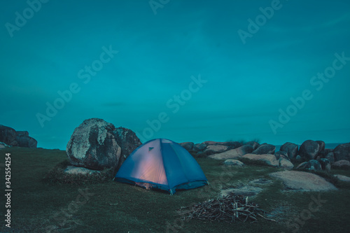 Night at beach