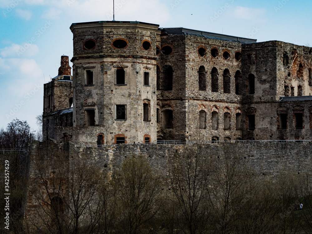 Ruins of Krzyztopor castle, Poland.