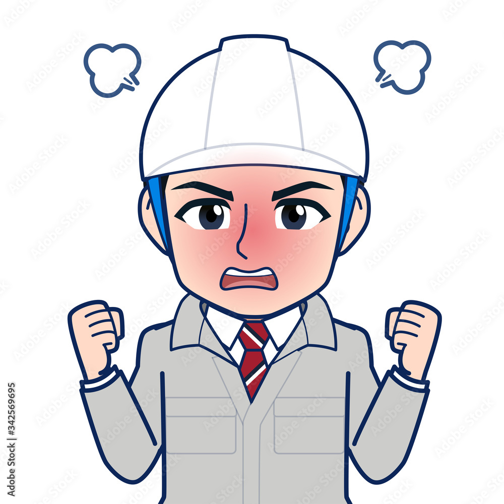 現場監督のイラスト 現場監督のイラスト