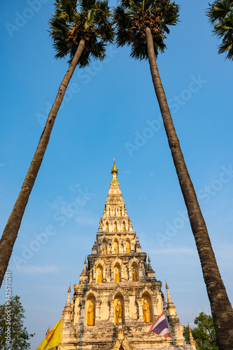 Chedi Liem temple or Wat Chedi Liem in Wiang Kum Kam archaeological site photo