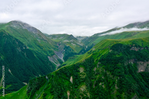 The Georgian Military Road or Georgian Military Highway runs between Tbilisi (Georgia) and Vladikavkaz (Russia)