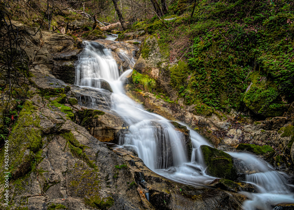 Frey Creek Falls on Feather Falls Loop Trail, Oroville, California, USA Frey Creek Falls on Feather Falls Loop Trail, Oroville, California, USA