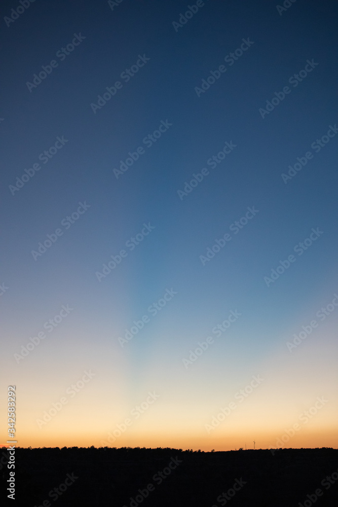 Scenic view of sky at Grand Canyon during sunset Scenic view of sky at Grand Canyon during sunset