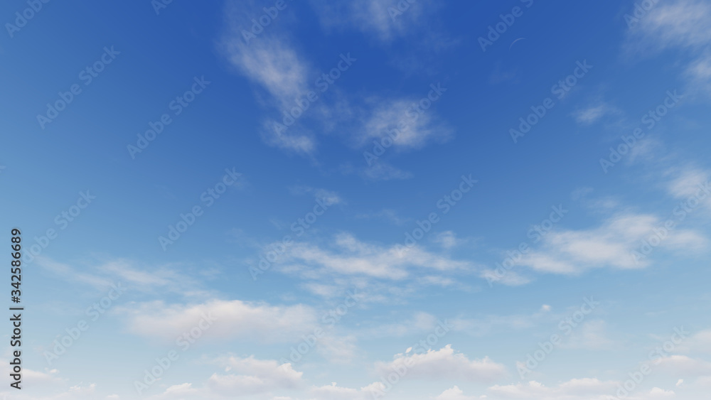 Cloudy blue sky abstract background, blue sky background with tiny clouds