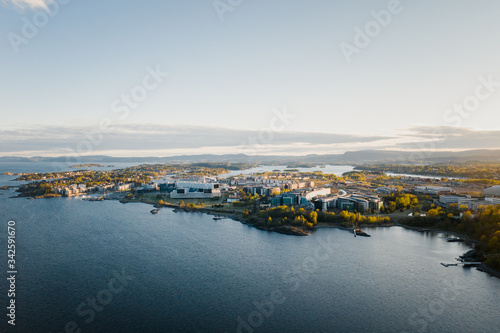 The South Norwegian town Fornebu