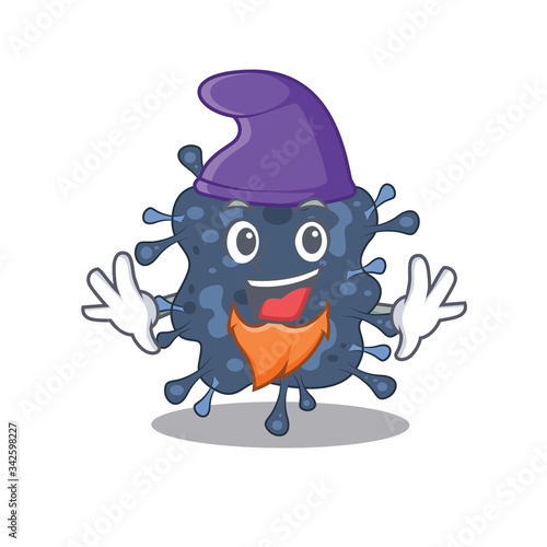 Cute picture of bacteria neisseria in Elf cartoon design