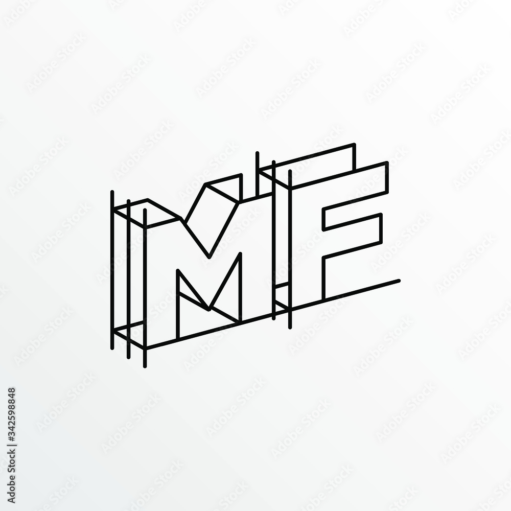 Initial Letter MF with Architecture Graphic Logo Design Initial Letter MF with Architecture Graphic Logo Design