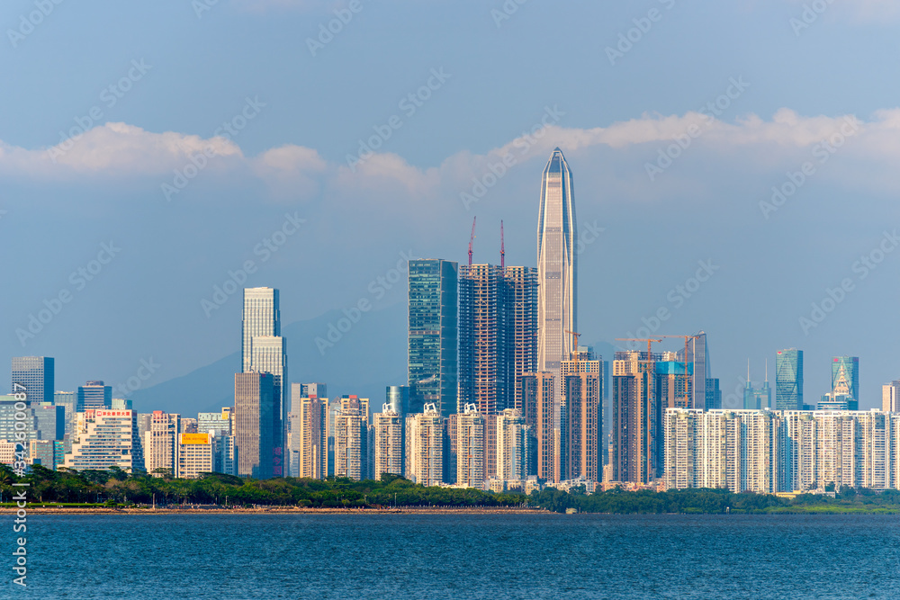 Shenzhen Ping An financial center skyline