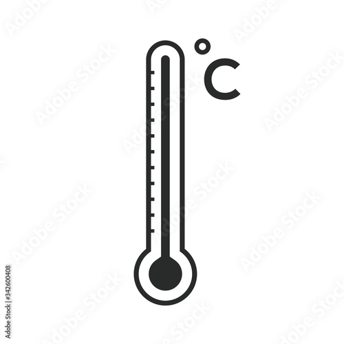 thermometer icon vector design illustration