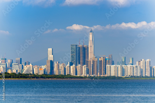 Shenzhen Ping An financial center skyline